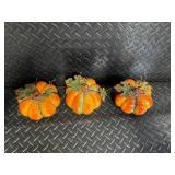 Precious Moments Best Witches LED Pumpkin Trio on Pedestals