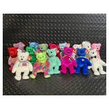 Ty Beanie Babies Collection - Assorted Bears with Named Characters