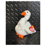 TY Beanie Babies Collection - Lullaby, Gracie, Quackers, Chickie, Knuckles, Fleecie