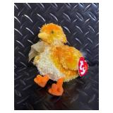 TY Beanie Babies Collection - Lullaby, Gracie, Quackers, Chickie, Knuckles, Fleecie