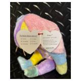 TY Beanie Babies Collection - Lullaby, Gracie, Quackers, Chickie, Knuckles, Fleecie