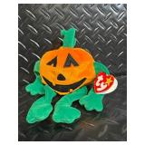 TY Beanie Babies Collection - Assorted Beanie Babies Set (Pumpkin, Nibbler, Floppity, Hoppity, Ears, Radar)