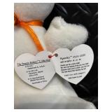 TY Beanie Babies Collection - Assorted Beanie Babies Set (Pumpkin, Nibbler, Floppity, Hoppity, Ears, Radar)