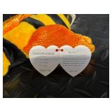 TY Beanie Babies Collection - Assorted Plush Beanies with Birth Tags (Glow Baldy Jabber Early Lucky Flashy)