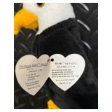 TY Beanie Babies Collection - Assorted Plush Beanies with Birth Tags (Glow Baldy Jabber Early Lucky Flashy)