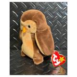 TY Beanie Babies Collection - Assorted Plush Beanies with Birth Tags (Glow Baldy Jabber Early Lucky Flashy)