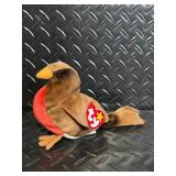 TY Beanie Babies Collection - Assorted Plush Beanies with Birth Tags (Glow Baldy Jabber Early Lucky Flashy)