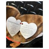 TY Beanie Babies Collection - Assorted Plush Beanies with Birth Tags (Glow Baldy Jabber Early Lucky Flashy)