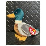 TY Beanie Babies Collection - Assorted Plush Beanies with Birth Tags (Glow Baldy Jabber Early Lucky Flashy)