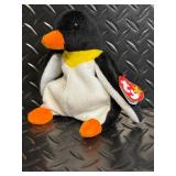 TY Beanie Babies Collection - Assorted Plush Beanies with Birth Tags (Glow Baldy Jabber Early Lucky Flashy)