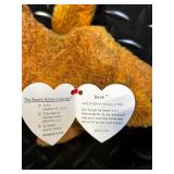 TY Beanie Babies Collection - Assorted Plush Beanies with Birth Tags (Glow Baldy Jabber Early Lucky Flashy)