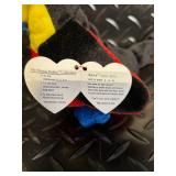 TY Beanie Babies Collection - Assorted Plush Beanies with Birth Tags (Glow Baldy Jabber Early Lucky Flashy)