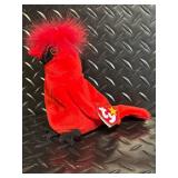 TY Beanie Babies Collection - Assorted Plush Beanies with Birth Tags (Glow Baldy Jabber Early Lucky Flashy)