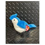 TY Beanie Babies Collection - Assorted Plush Beanies with Birth Tags (Glow Baldy Jabber Early Lucky Flashy)