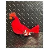 TY Beanie Babies Collection - Assorted Plush Beanies with Birth Tags (Glow Baldy Jabber Early Lucky Flashy)