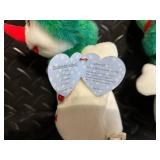 Beanie Babies Collection - Ty Holiday Plush Assortment (Snowgirl, 1998 Teddy, Peppermint)