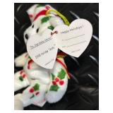 Beanie Babies Collection - Ty Holiday Plush Assortment (Snowgirl, 1998 Teddy, Peppermint)