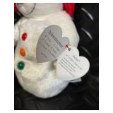 Beanie Babies Collection - Ty Holiday Plush Assortment (Snowgirl, 1998 Teddy, Peppermint)