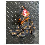 TY Beanie Babies Halloween Collection Assortment - Pumpkin, Ghost, Skeleton, Witch & Bat Plush