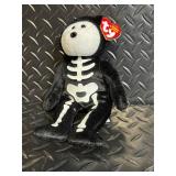 TY Beanie Babies Halloween Collection Assortment - Pumpkin, Ghost, Skeleton, Witch & Bat Plush