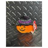 TY Beanie Babies Halloween Collection Assortment - Pumpkin, Ghost, Skeleton, Witch & Bat Plush