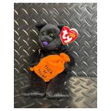 TY Beanie Babies Halloween Collection Assortment - Pumpkin, Ghost, Skeleton, Witch & Bat Plush
