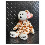 TY Beanie Babies Halloween Collection Assortment - Pumpkin, Ghost, Skeleton, Witch & Bat Plush