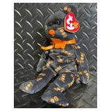 TY Beanie Babies Halloween Collection Assortment - Pumpkin, Ghost, Skeleton, Witch & Bat Plush
