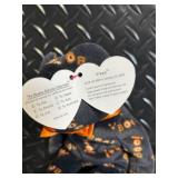 TY Beanie Babies Halloween Collection Assortment - Pumpkin, Ghost, Skeleton, Witch & Bat Plush