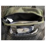 Coleman Olive Green Messenger Bag & Teal Tote