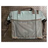 Coleman Olive Green Messenger Bag & Teal Tote