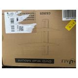 JALI CS2025 Wall Mount Kit - Aluminum Brackets & Glass Panels with Hardware