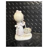 Precious Moments Angel & Baby Figurines Collection - Pastel Ceramic Set