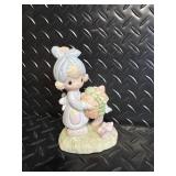 Precious Moments Angel & Baby Figurines Collection - Pastel Ceramic Set