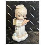 Precious Moments Angel & Baby Figurines Collection - Pastel Ceramic Set