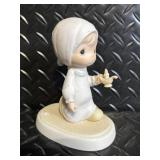 Precious Moments Angel & Baby Figurines Collection - Pastel Ceramic Set