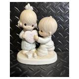 Precious Moments Angel & Baby Figurines Collection - Pastel Ceramic Set