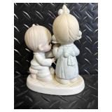 Precious Moments Angel & Baby Figurines Collection - Pastel Ceramic Set
