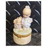 Precious Moments Angel & Baby Figurines Collection - Pastel Ceramic Set