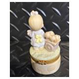 Precious Moments Angel & Baby Figurines Collection - Pastel Ceramic Set