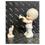 Precious Moments Angel & Baby Figurines Collection - Pastel Ceramic Set