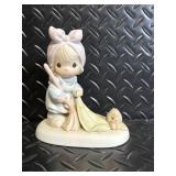 Precious Moments Angel & Baby Figurines Collection - Pastel Ceramic Set