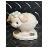 Precious Moments Angel & Baby Figurines Collection - Pastel Ceramic Set