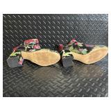 Marc Fisher & Gianni Bini Boots - Floral Tapestry & Black Suede Ankle Boots