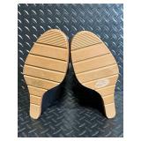 Kate Spade New York Black Leather Shearling Boots - Size US 10M