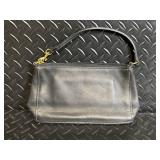 Coach Leather Wristlet Clutch - Black Leather, Gold Hardware