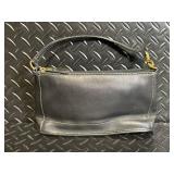 Coach Leather Wristlet Clutch - Black Leather, Gold Hardware