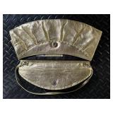 Gold Metallic Pleated Clutch & Banana Republic Pink Crossbody Chain Bag (Lot of 2)