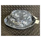 Coach CH394 Navy Butterfly-Print Bucket Hat