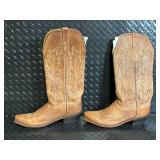 Old West TS1541 090 Leather Upper Cowboy Boots - Made in India